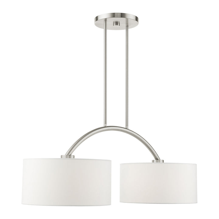 Livex Meridian 45982-91 Pendant Light - Brushed Nickel