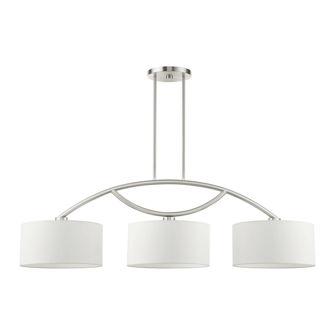 Livex Meridian 45983-91 Pendant Light - Brushed Nickel