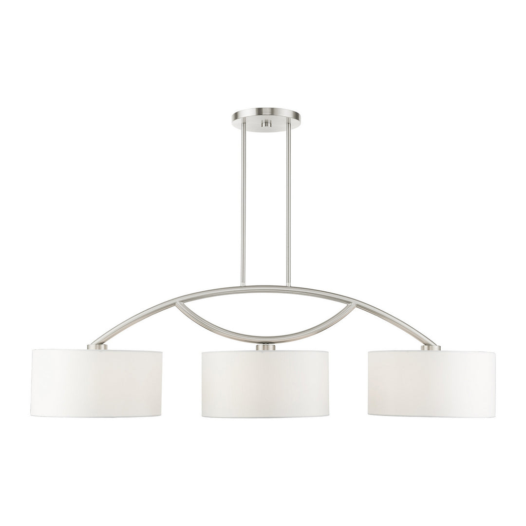 Livex Meridian 45983-91 Pendant Light - Brushed Nickel