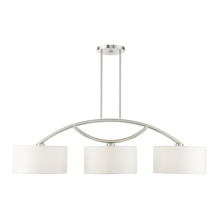 Livex Meridian 45983-91 Pendant Light - Brushed Nickel