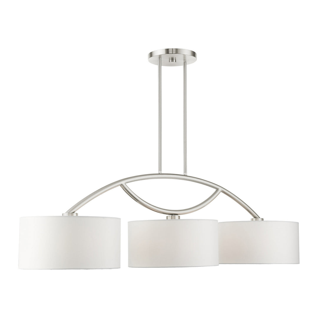 Livex Meridian 45983-91 Pendant Light - Brushed Nickel