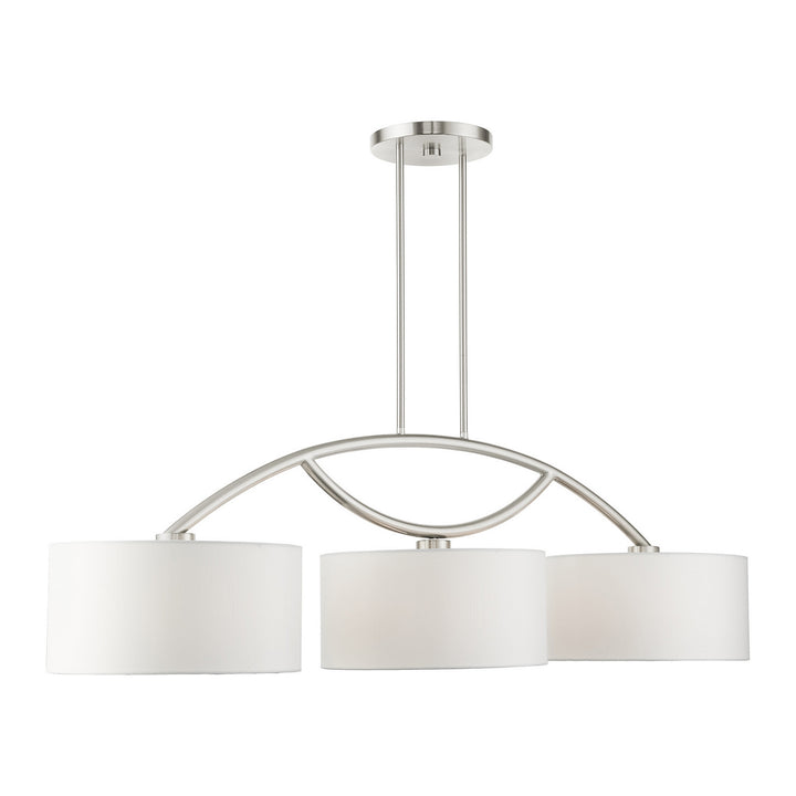 Livex Meridian 45983-91 Pendant Light - Brushed Nickel