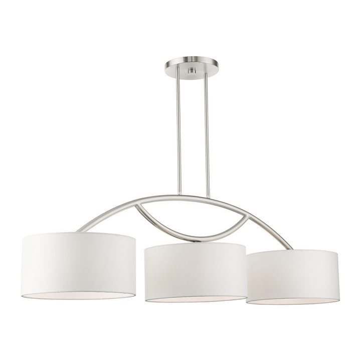 Livex Meridian 45983-91 Pendant Light - Brushed Nickel