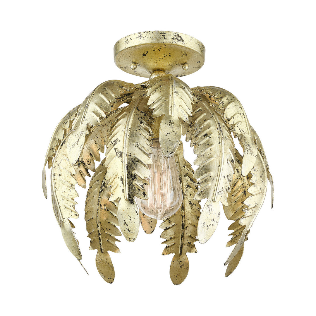 Livex Acanthus 46231-28 Ceiling Light - Hand Applied Winter Gold