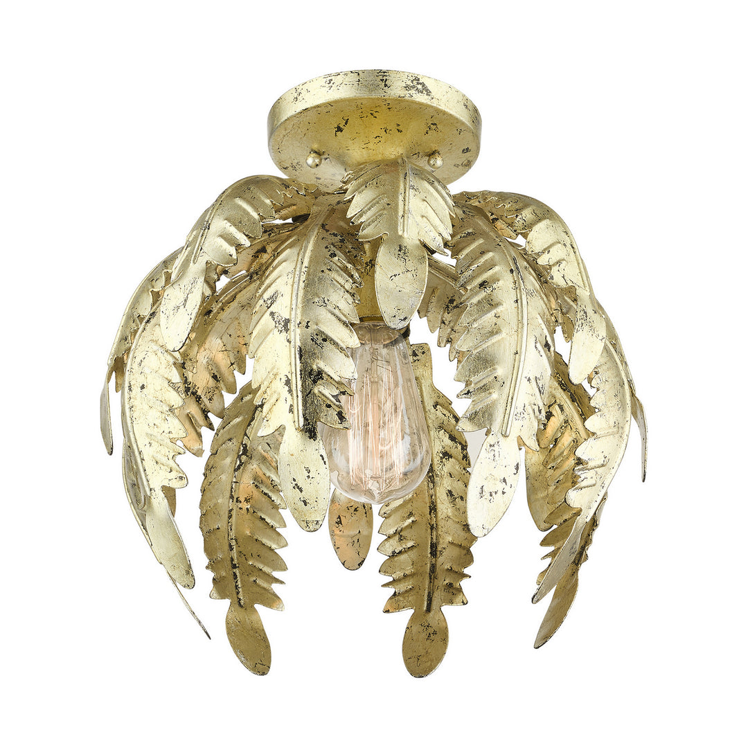 Livex Acanthus 46231-28 Ceiling Light - Hand Applied Winter Gold