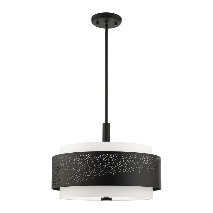 Livex Noria 46254-04 Chandelier Light - Black