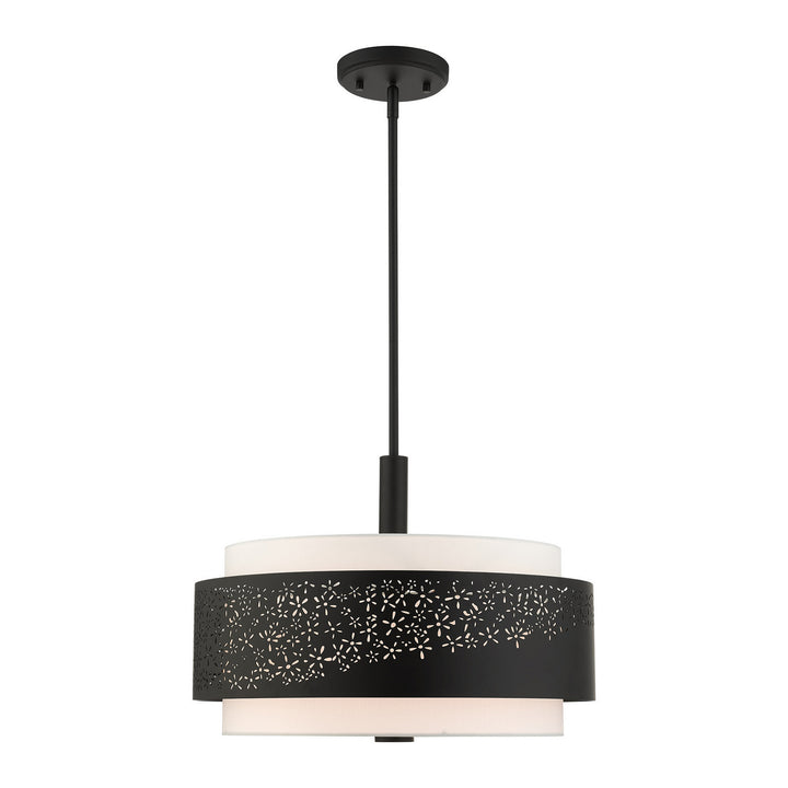 Livex Noria 46254-04 Chandelier Light - Black