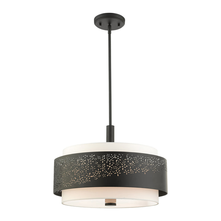 Livex Noria 46254-04 Chandelier Light - Black