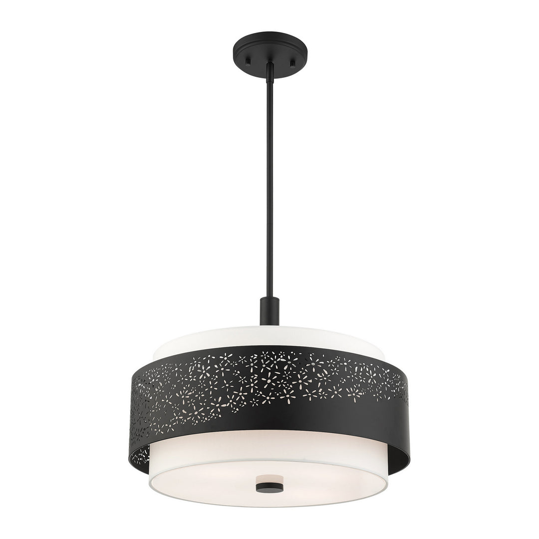 Livex Noria 46254-04 Chandelier Light - Black