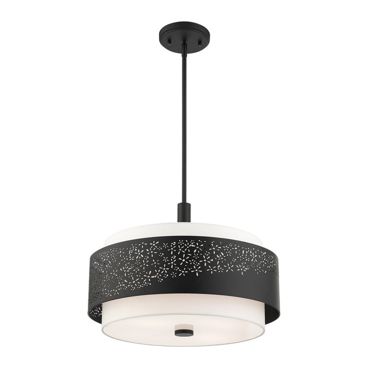 Livex Noria 46254-04 Chandelier Light - Black