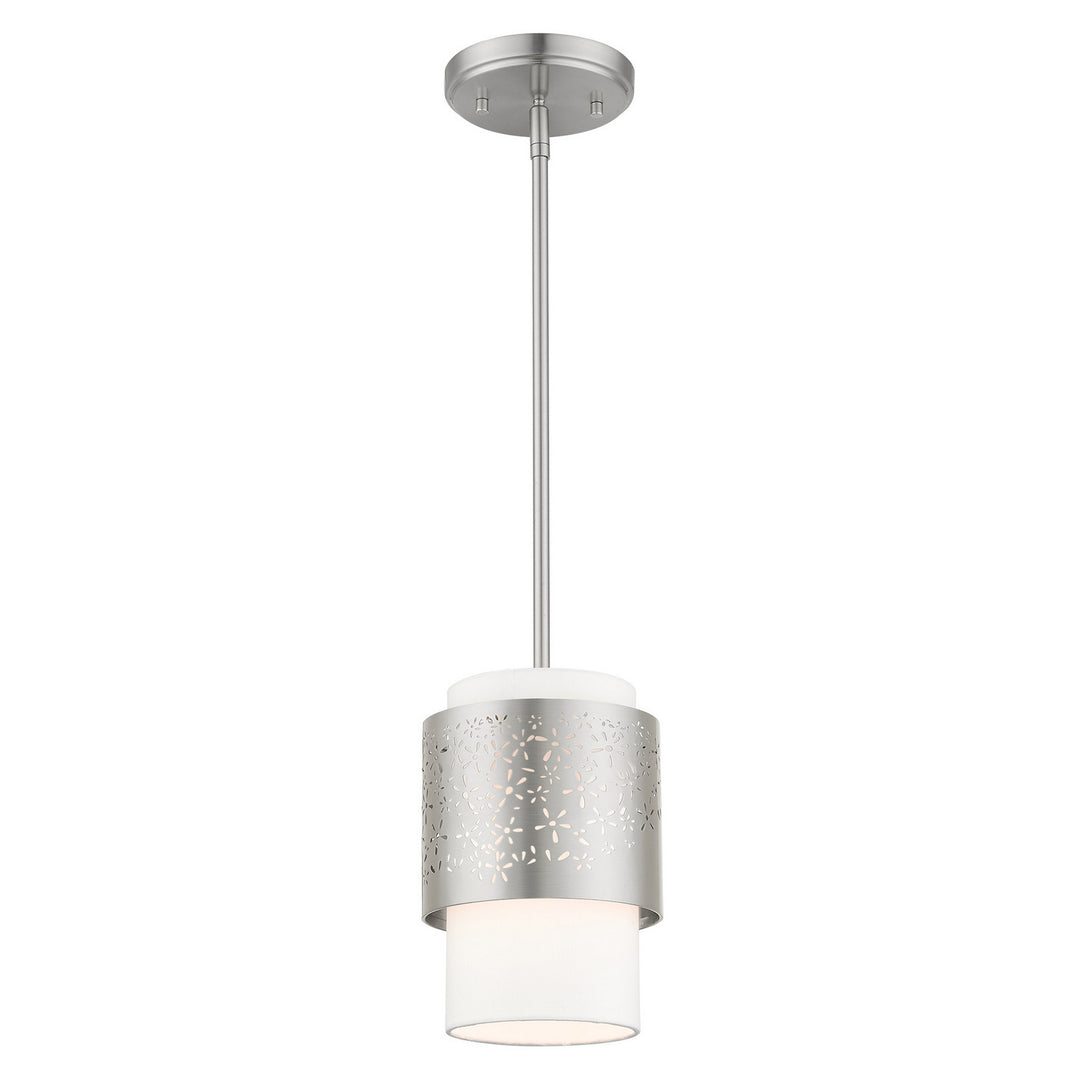 Livex Noria 46259-91 Pendant Light - Brushed Nickel