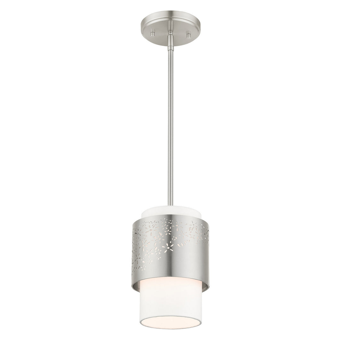 Livex Noria 46259-91 Pendant Light - Brushed Nickel