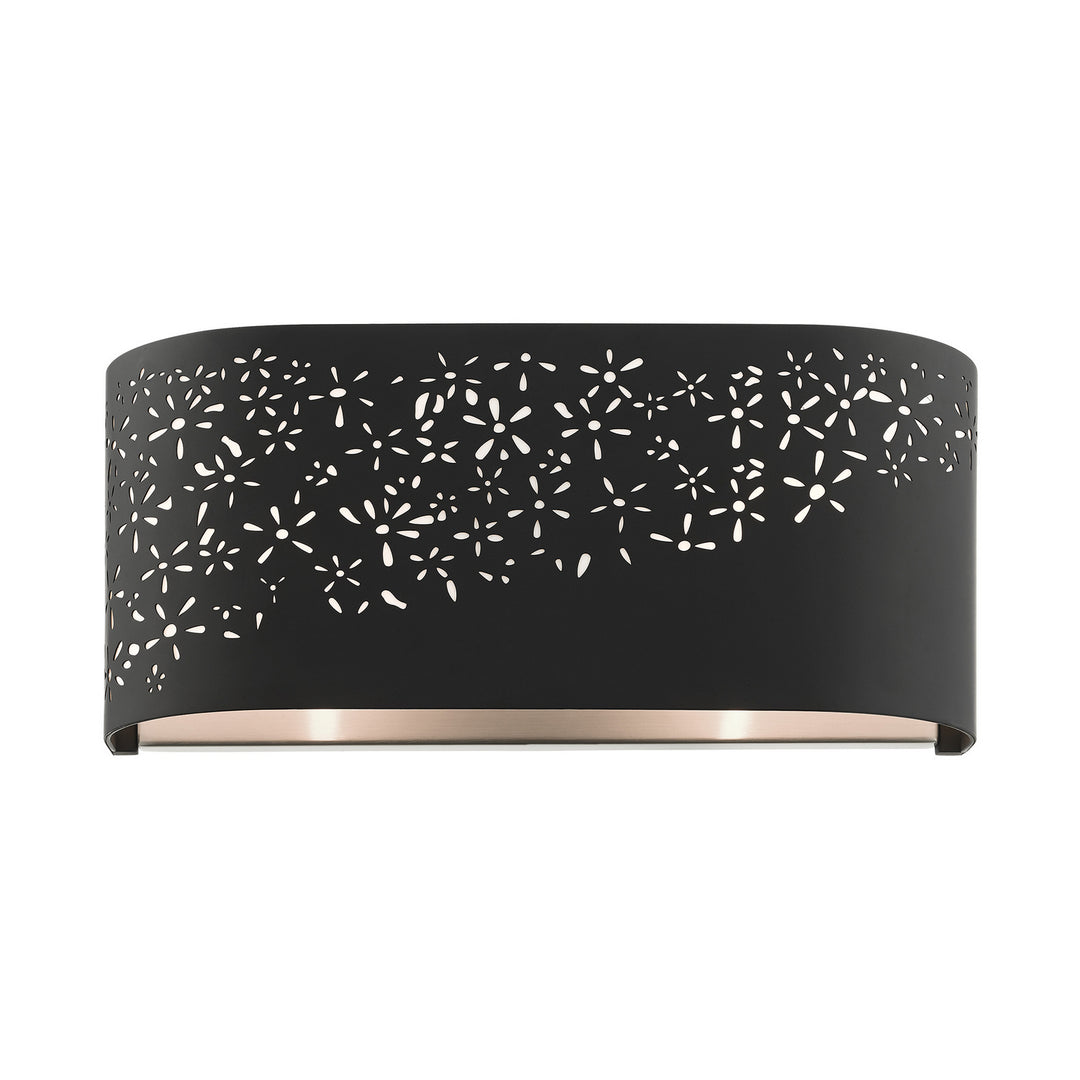 Livex Noria 46261-04 Wall Sconce Light - Black