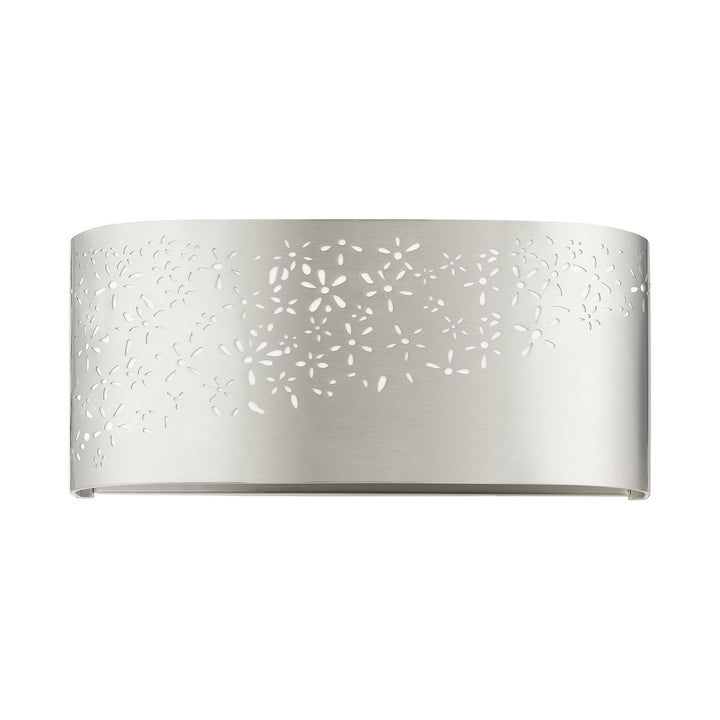 Livex Noria 46261-91 Wall Sconce Light - Brushed Nickel