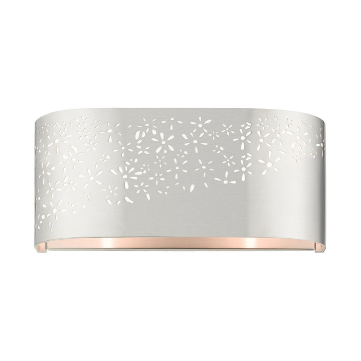 Livex Noria 46261-91 Wall Sconce Light - Brushed Nickel