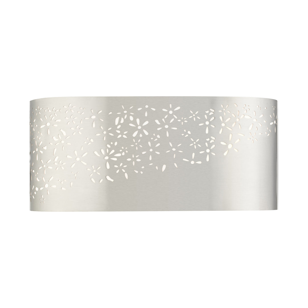Livex Noria 46261-91 Wall Sconce Light - Brushed Nickel