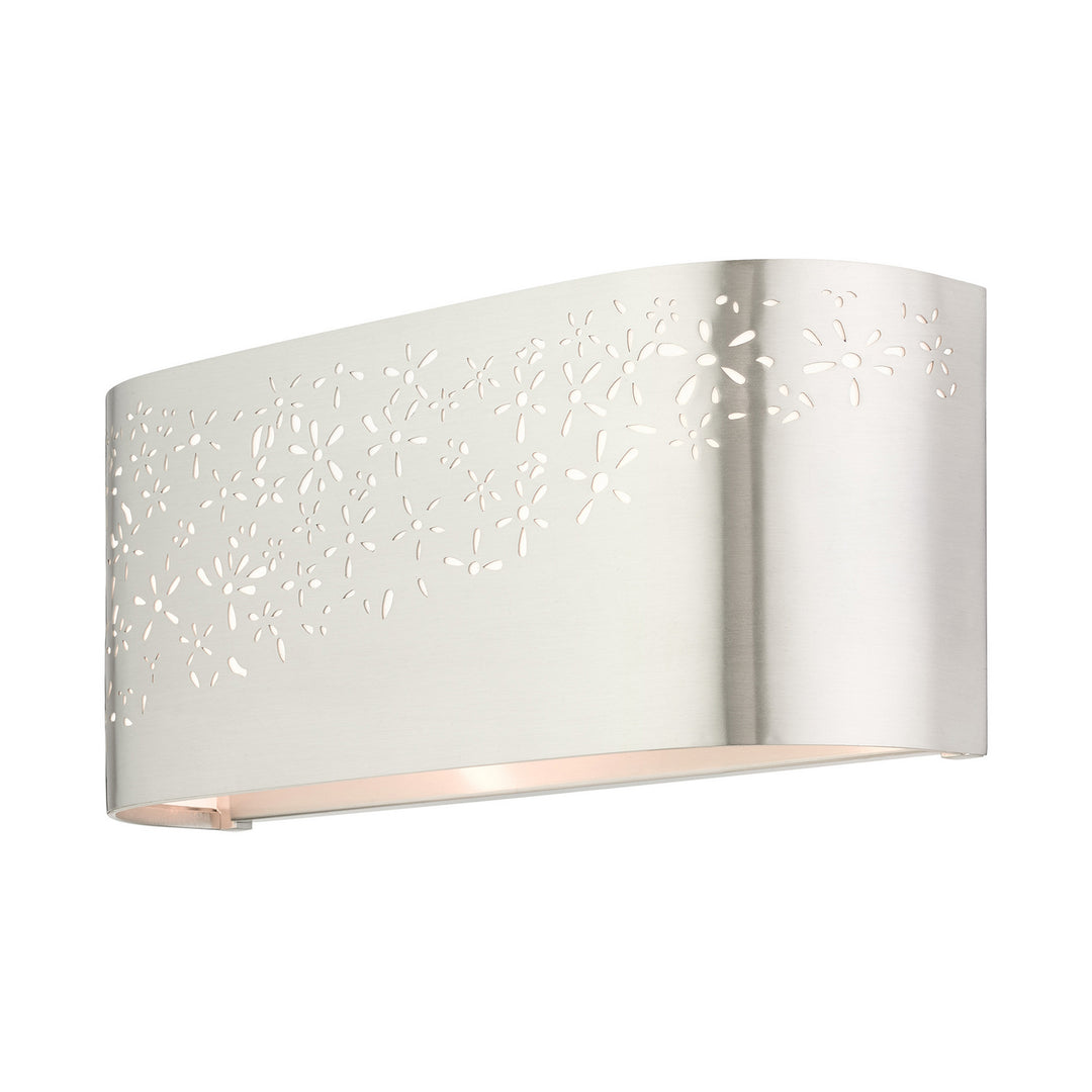 Livex Noria 46261-91 Wall Sconce Light - Brushed Nickel