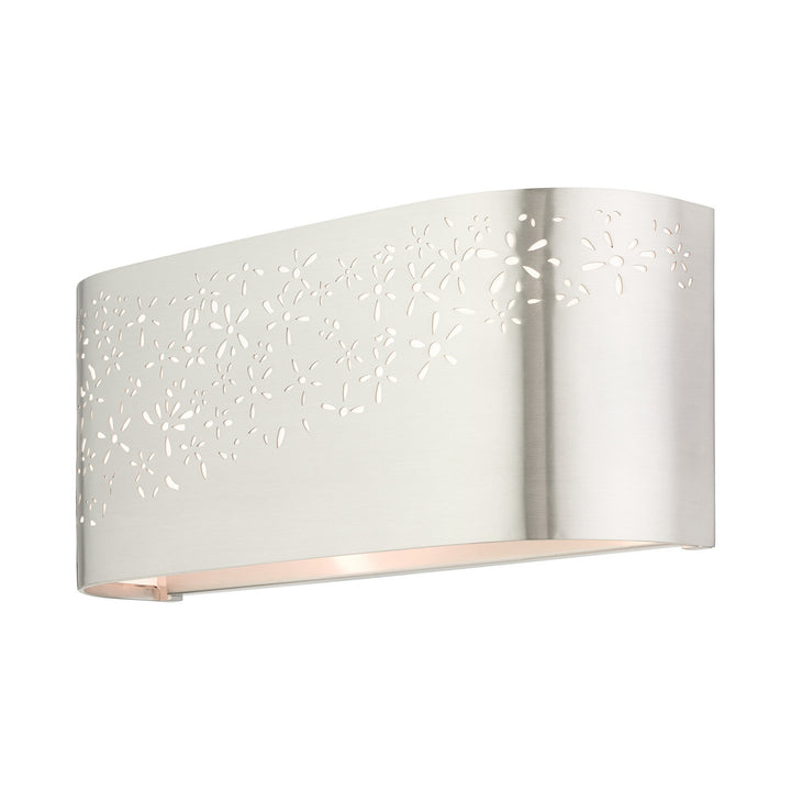 Livex Noria 46261-91 Wall Sconce Light - Brushed Nickel