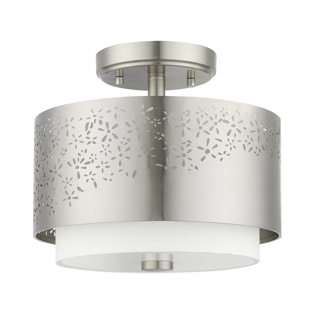 Livex Noria 46267-91 Ceiling Light - Brushed Nickel