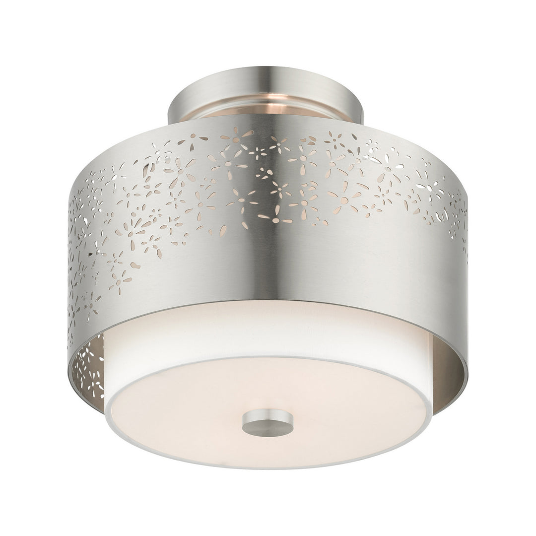 Livex Noria 46267-91 Ceiling Light - Brushed Nickel