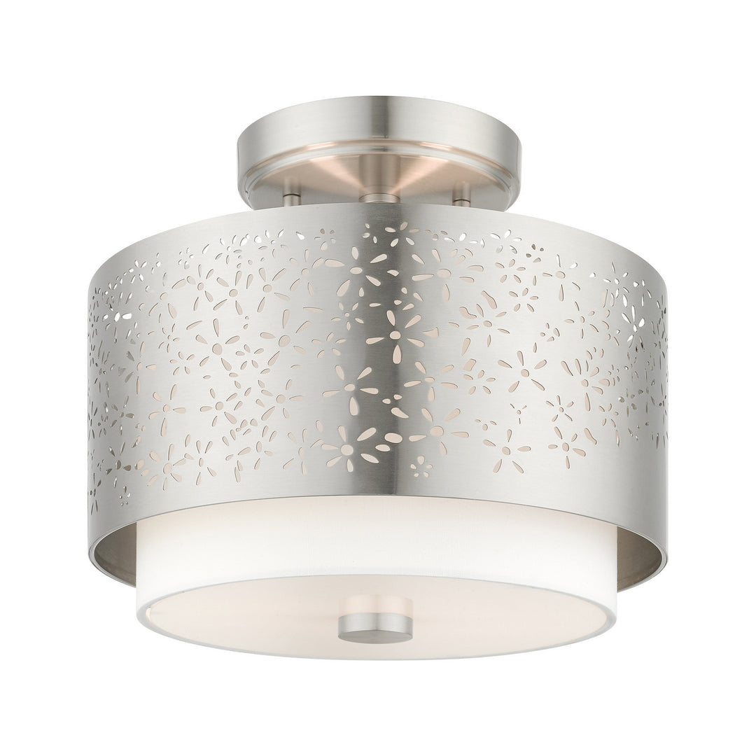 Livex Noria 46267-91 Ceiling Light - Brushed Nickel