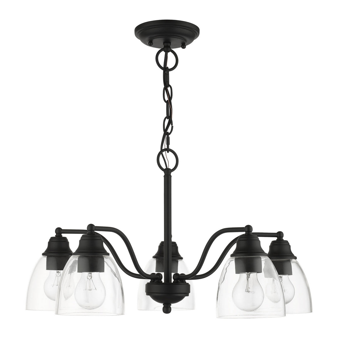 Livex Montgomery 46335-04 Chandelier Light - Black
