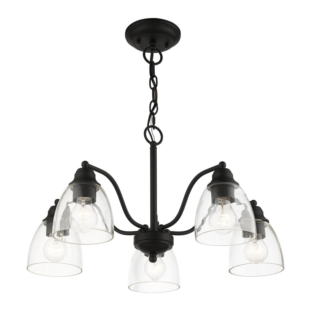 Livex Montgomery 46335-04 Chandelier Light - Black
