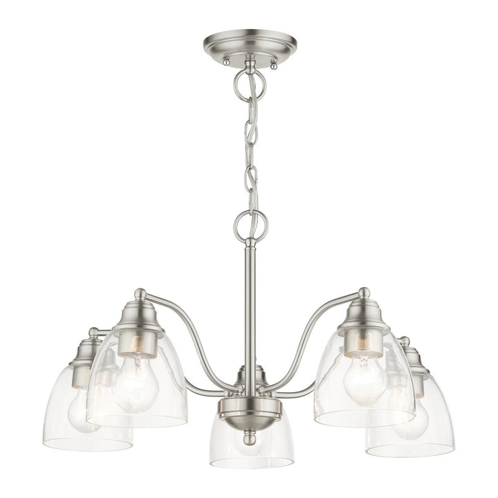 Livex Montgomery 46335-91 Chandelier Light - Brushed Nickel