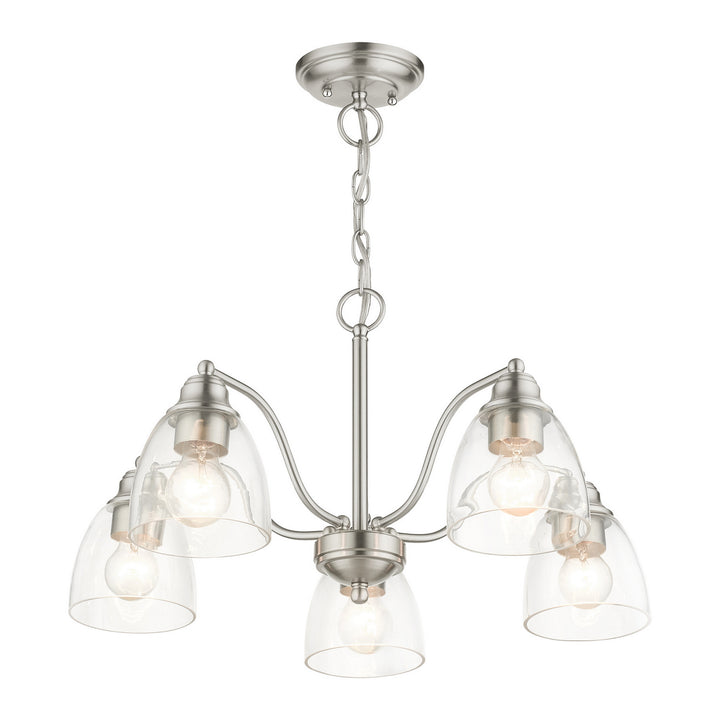 Livex Montgomery 46335-91 Chandelier Light - Brushed Nickel
