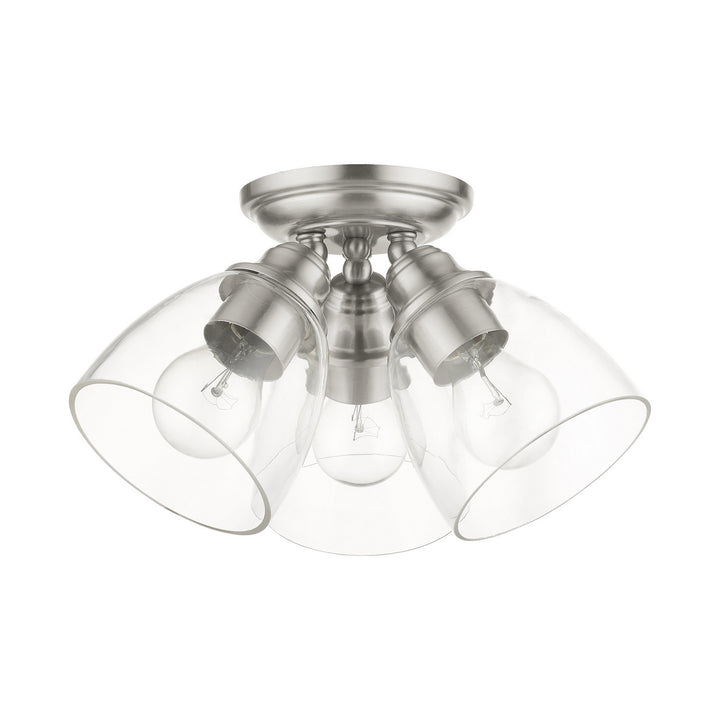 Livex Montgomery 46339-91 Ceiling Light - Brushed Nickel