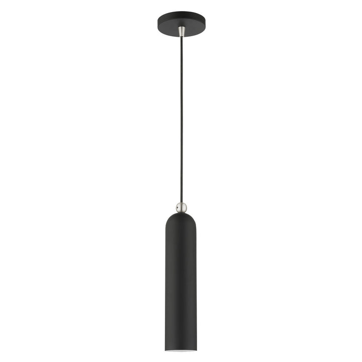 Livex Ardmore 46751-04 Pendant Light - Black w/ Brushed Nickels