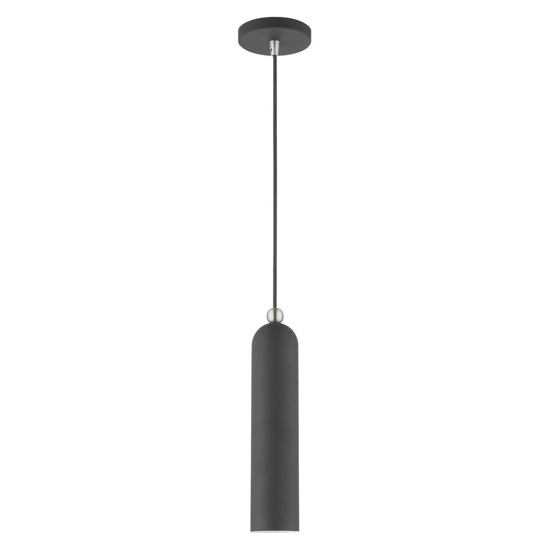 Livex Ardmore 46751-76 Pendant Light - Scandinavian Gray w/ Brushed Nickels