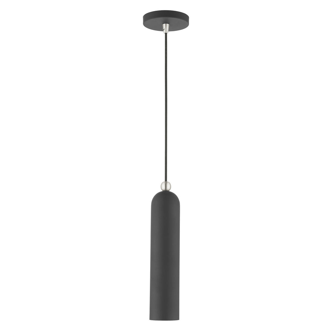 Livex Ardmore 46751-76 Pendant Light - Scandinavian Gray w/ Brushed Nickels