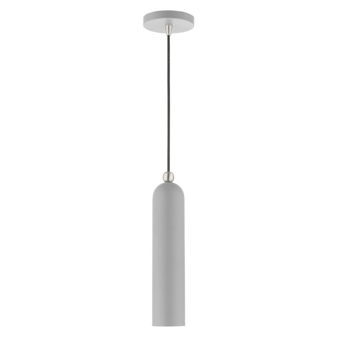 Livex Ardmore 46751-80 Pendant Light - Nordic Gray w/ Brushed Nickels