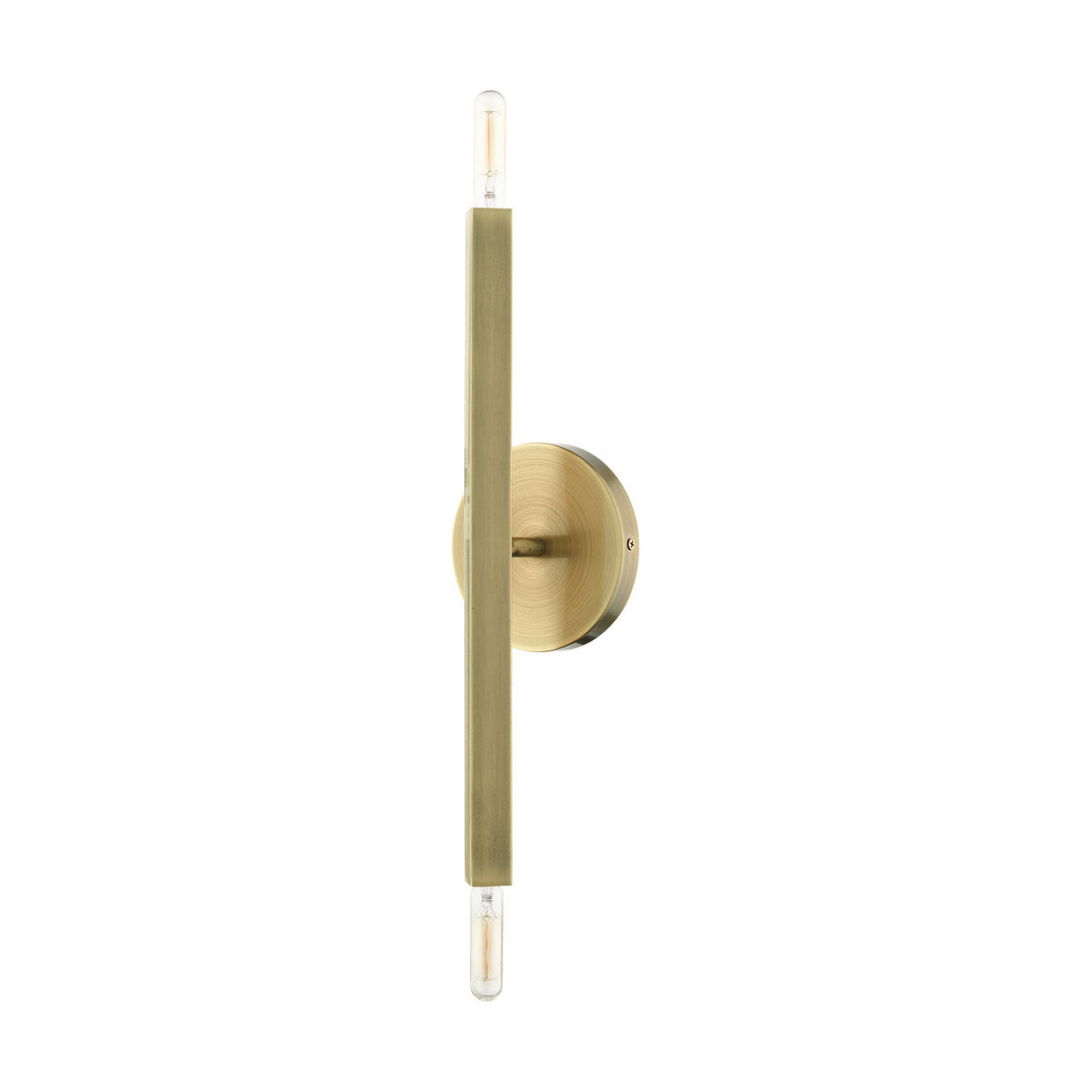 Livex Monaco 46981-01 Wall Sconce Light - Antique Brass