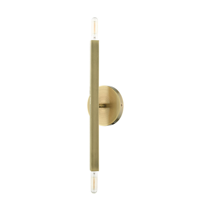 Livex Monaco 46981-01 Wall Sconce Light - Antique Brass
