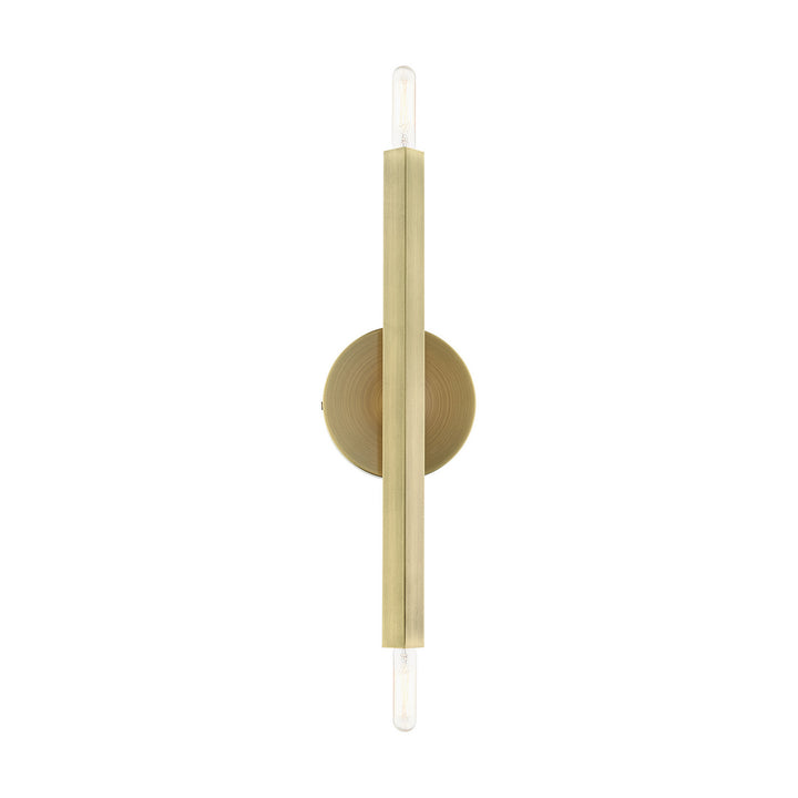Livex Monaco 46981-01 Wall Sconce Light - Antique Brass