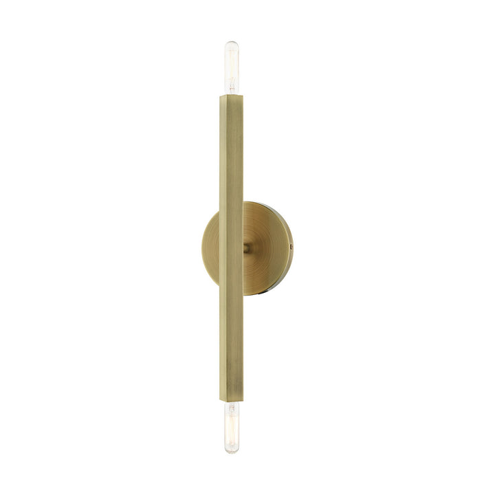 Livex Monaco 46981-01 Wall Sconce Light - Antique Brass