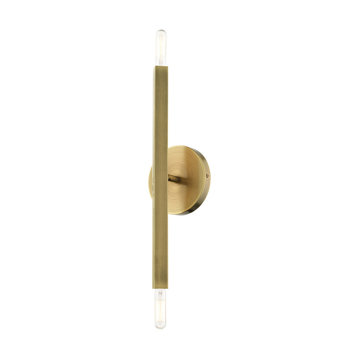 Livex Monaco 46981-01 Wall Sconce Light - Antique Brass