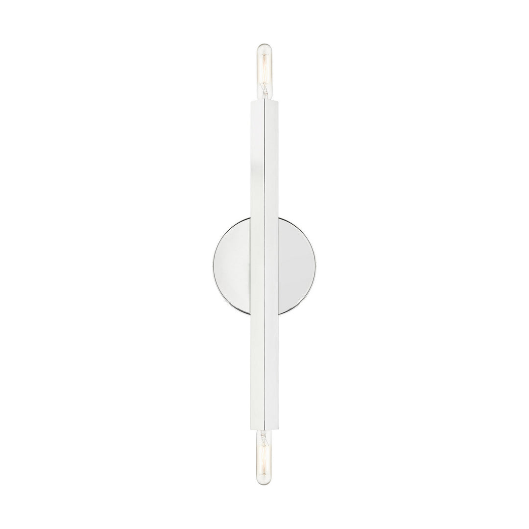 Livex Monaco 46981-05 Wall Sconce Light - Polished Chrome