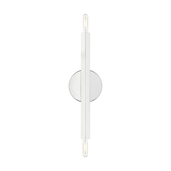 Livex Monaco 46981-05 Wall Sconce Light - Polished Chrome