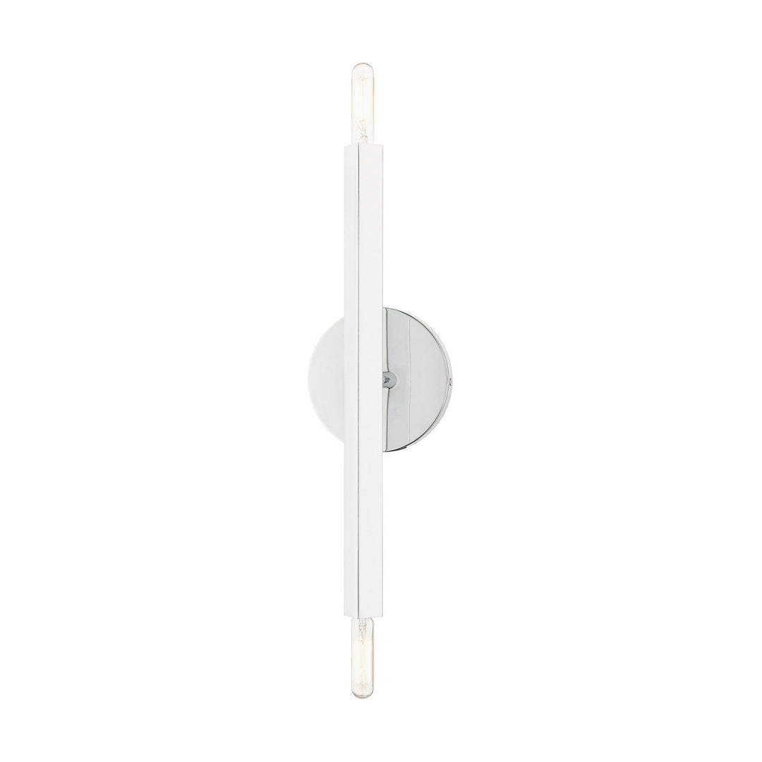 Livex Monaco 46981-05 Wall Sconce Light - Polished Chrome