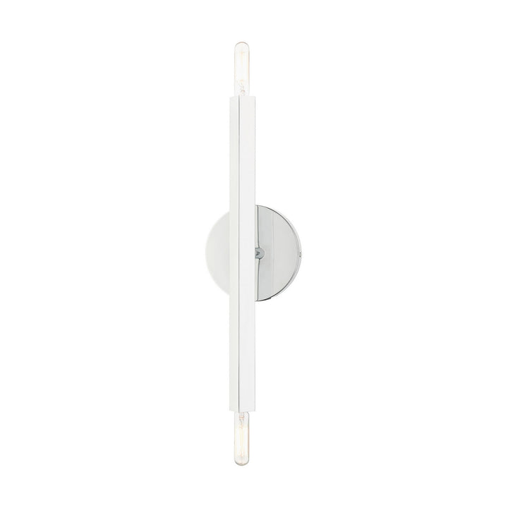 Livex Monaco 46981-05 Wall Sconce Light - Polished Chrome