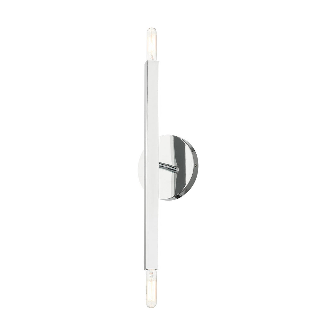 Livex Monaco 46981-05 Wall Sconce Light - Polished Chrome