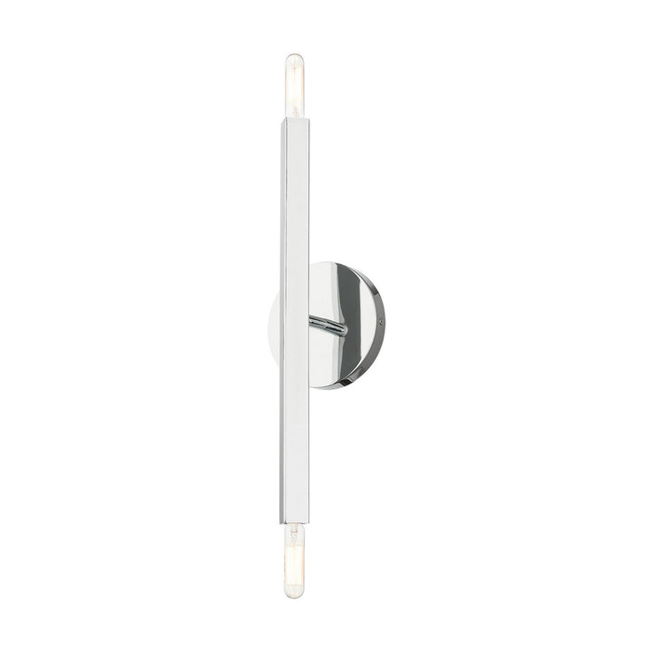Livex Monaco 46981-05 Wall Sconce Light - Polished Chrome