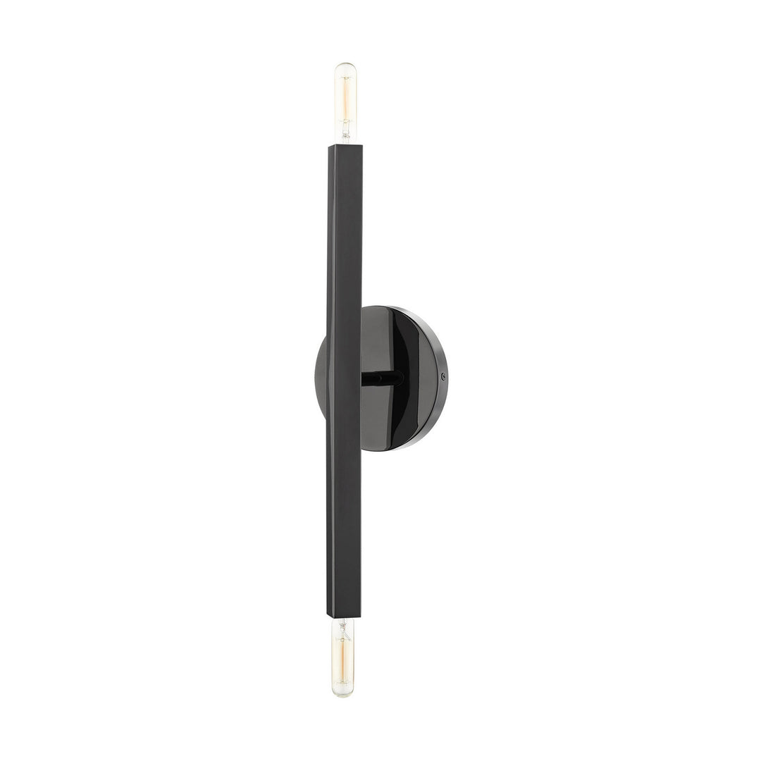 Livex Monaco 46981-46 Wall Sconce Light - Black Chrome