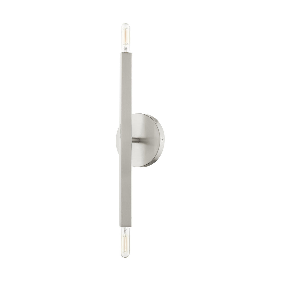 Livex Monaco 46981-91 Wall Sconce Light - Brushed Nickel