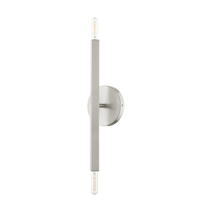 Livex Monaco 46981-91 Wall Sconce Light - Brushed Nickel
