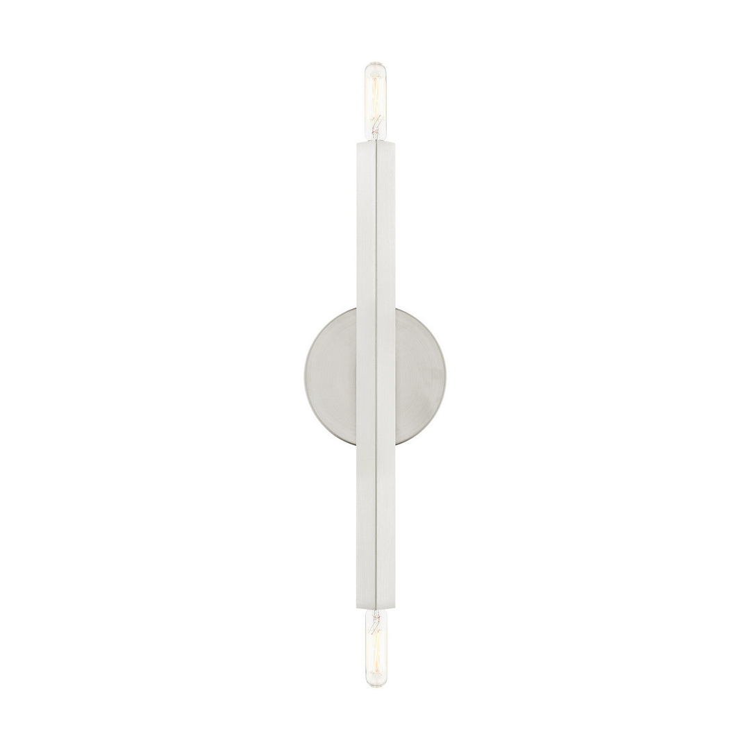Livex Monaco 46981-91 Wall Sconce Light - Brushed Nickel