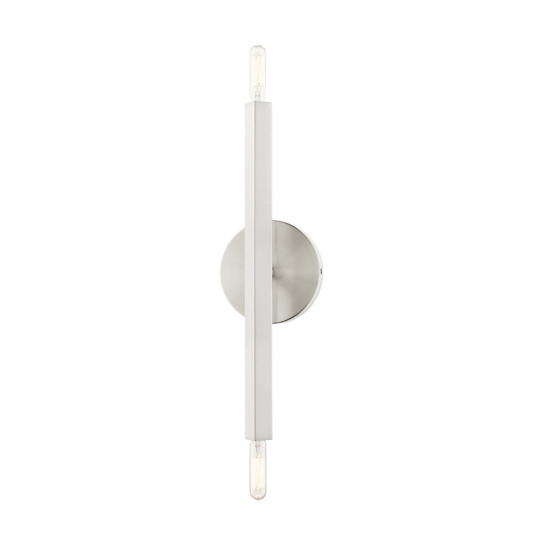 Livex Monaco 46981-91 Wall Sconce Light - Brushed Nickel